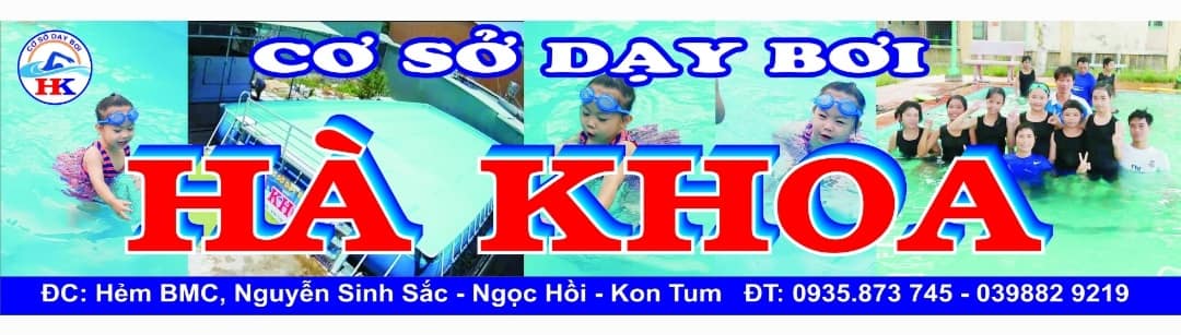 Banner quảng cáo Hà Khoa Swim