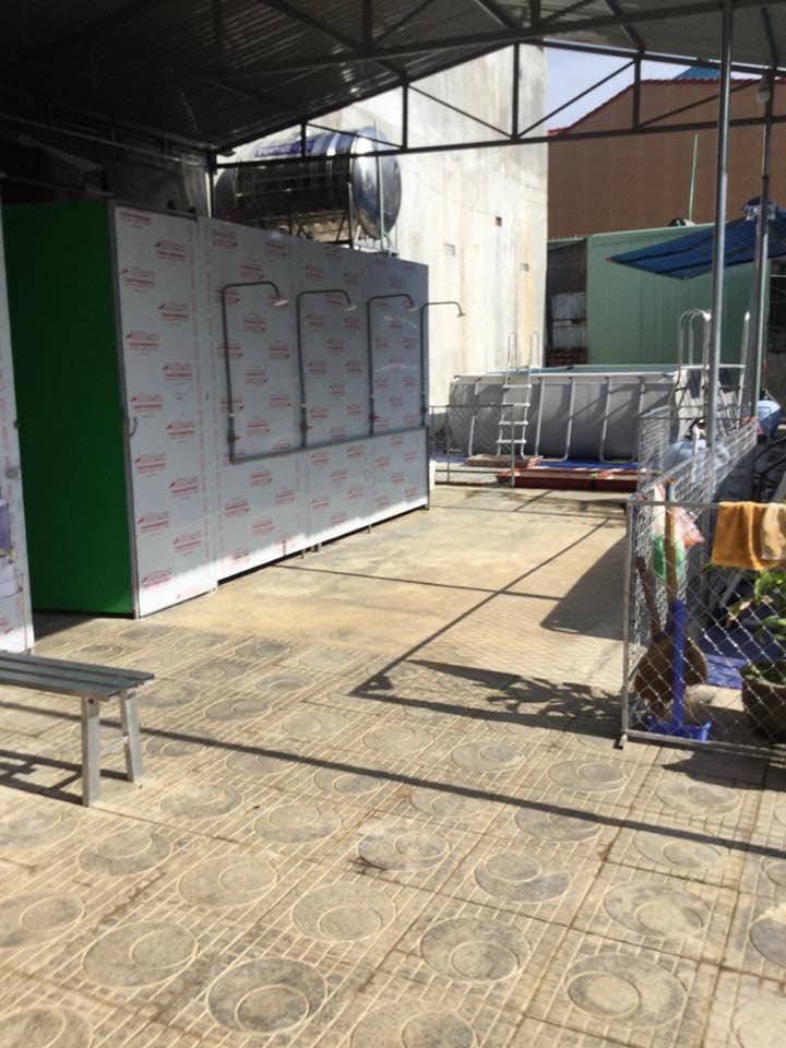 Khu vực tắm tráng và vệ sinh