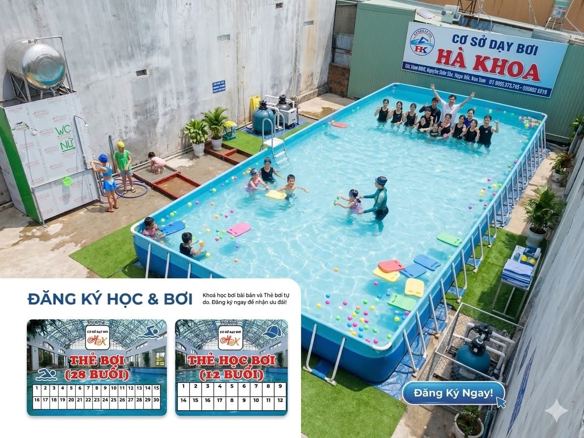 Đăng ký khóa học tại Hà Khoa Swim